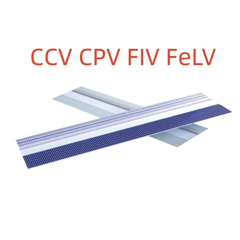 Canine Feline Diagnosis Veterinary Used Uncut Sheet Of Ccv Cpv Fiv Felv