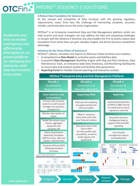 Solvency II Brochure PDF