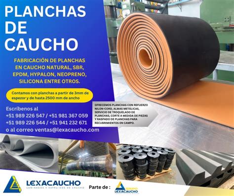 LEXACAUCHO Planchas De Caucho Lexacaucho