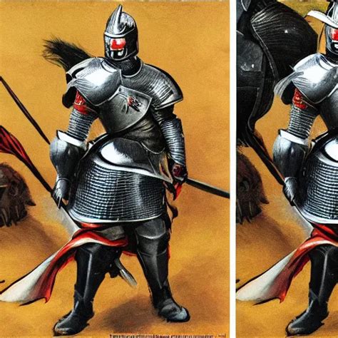 Donald Trump As A Knight Shinning Armor Knights Stable Diffusion