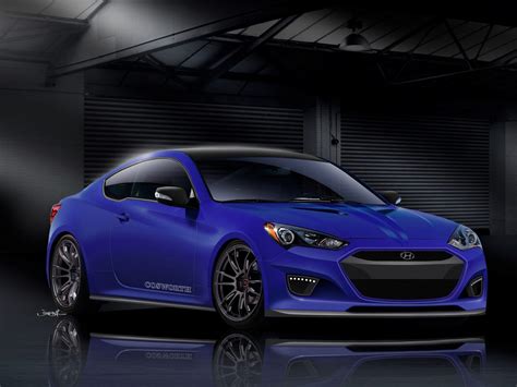 Cosworth Hyundai Genesis Coupe Teased For Sema 2012 Autoevolution