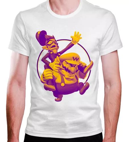 Camiseta Masculina Nintendo Super Mario Waluigi Wario Duo MercadoLivre