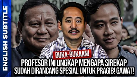 Buka Bukaan Profesor Ini Ungkap Mengapa Sirekap Sudah Dirancang