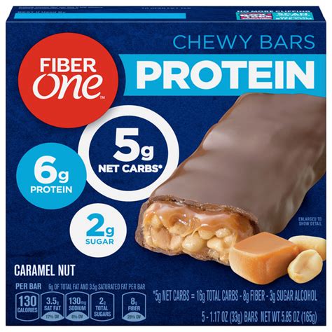 Save On Fiber One Protein Chewy Bars Caramel Nut 5 Ct Order Online