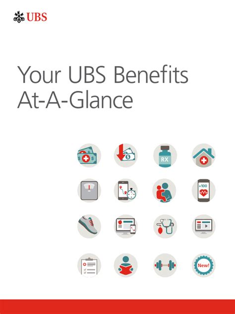 Ubs Benefits 2022 At A Glance Pdf Health Savings Account