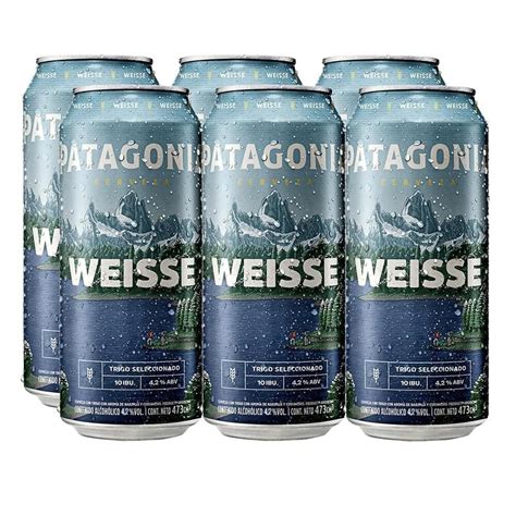 Cerveja Patagonia Weisse 473ml Com 6 Latas