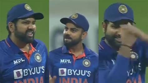 Ind V Wi Watch Rohit Sharma Signals For Drs Review In Comical