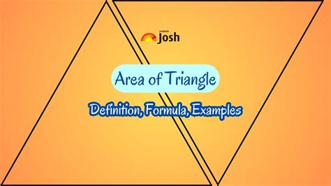 Formula for Area of Triangle: How to Calculate, Example with Solution