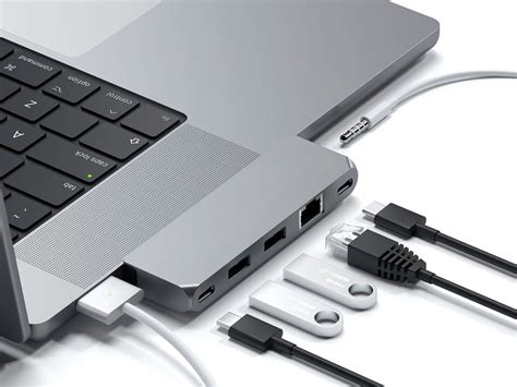 Satechi Usb C Pro Hub Mini Usb Voor Macbook Space Grey