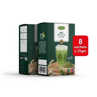 Local Seller Vitamax Oat Matcha Latte 25g X 8 Sachets Shopee Singapore