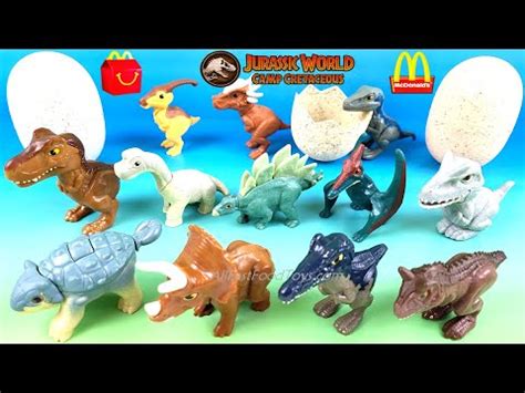 Full World Set Mcdonald S Jurassic World Camp Cretaceous Happy