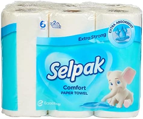 Selpak Comfort Kitchen Paper Towel Sheets X Ply Pack Of Rolls