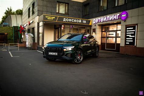 Муки выбора между матовым и глянцевым полиуретаном для Audi Q8 в цвете ...