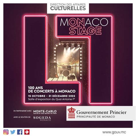 Exhibition MONACO ON STAGE – 100 ans de concerts à Monaco