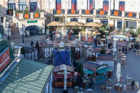 VIENNA AUSTRIA 21 November 2023 View Over Prater Vien Amusement