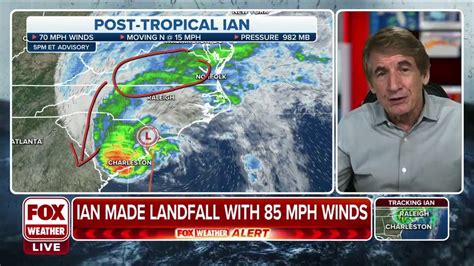 Ian Downgraded To Post Tropical Cyclone On Friday Afternoon Youtube