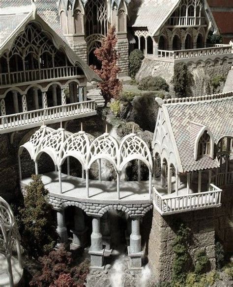 Rivendell | Schöne gebäude, Architektur, Fantasielandschaft