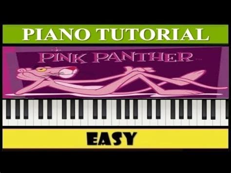 La Pantera Rosa Piano Tutorial Notas F Ciles Cover Synthesia