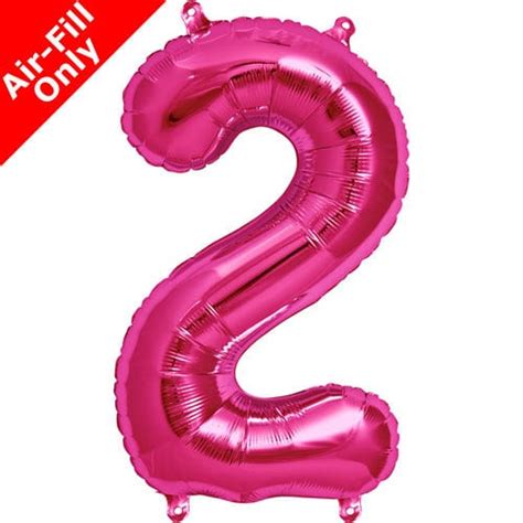 Hot pink Number 1 Balloon Pink Number One Balloon Pink | Etsy