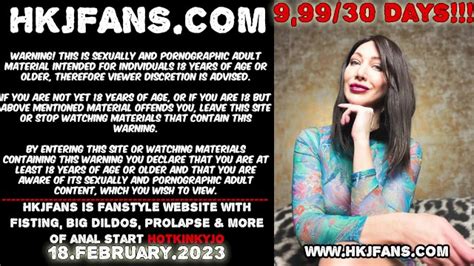 Hotkinkyjo Take In Her Ruined Asshole Rubber Fist From Mrhankeys Self Anal Fisting Prolapse