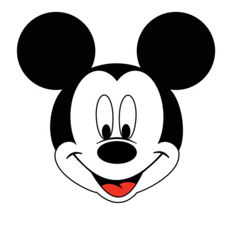 Mickey Mouse Head Outline SVG Free