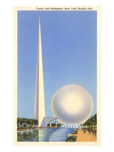 Trylon And Perisphere New York World S Fair 1939 Art Print Art