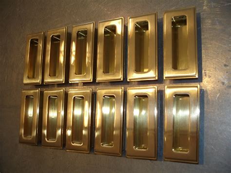 Recessed Pull Polished Brass Allen And Baron