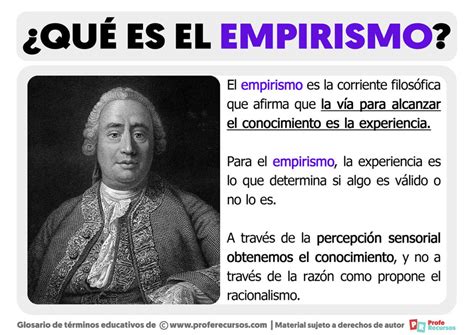 Qu Es El Empirismo