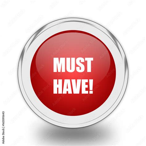 Must have icon. Stock Photo | Adobe Stock