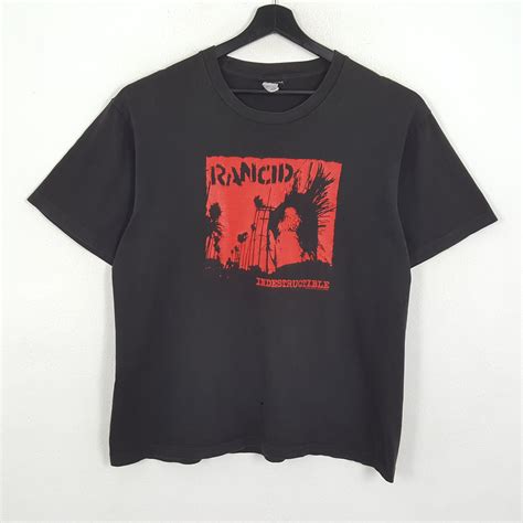 Vintage Rancid Indestructible Rock Band Vintage Tshirt Grailed