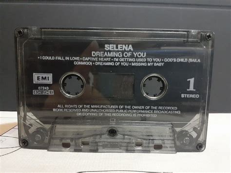 Cassette Selena Dreaming Of You Hobbies And Toys Music And Media Cds And Dvds On Carousell