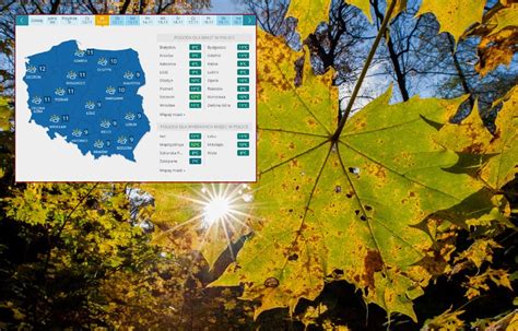 Pogoda na 11 listopada Prognoza na długi weekend 12 i 13 listopada