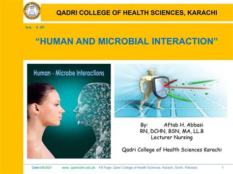 Human & microbial interaction | PPTX 