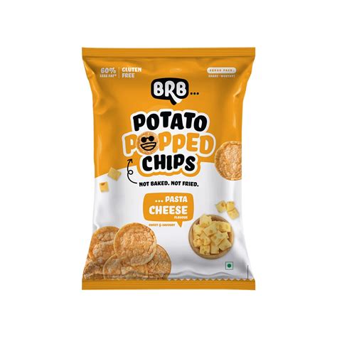 Brb Popped Potato Chips Pasta Cheese Flavour Pack Of 2 Price Buy Online At Best Price In India