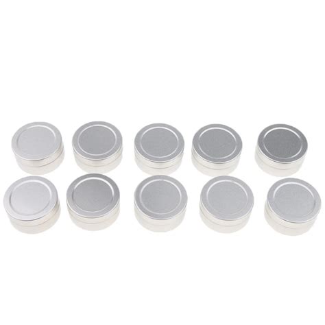 Cheap 10pcs Aluminium Lip Balm Tin Pots Cosmetic Cream Jars Bottle Container A15ml4 X 18cm Joom