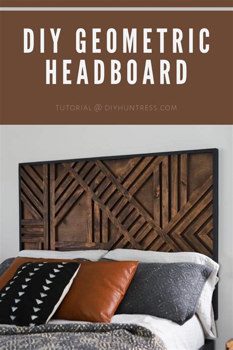 Diy Geometric Wood Headboard Artofit