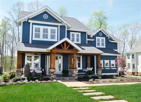 Beautiful Navy Blue And White Ideas For Home Exterior Color