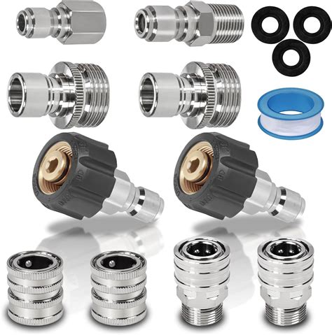 10pack Pressure Washer Quick Connect Fittings Stainless Steel Pressure Washer