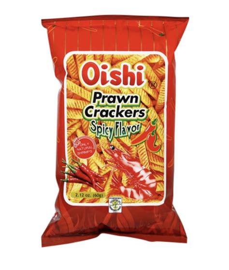 Oishi Prawn Crackers Spicy Flavor G Filipino Grocery Store Serbia