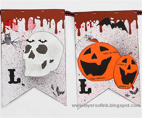 Layers of ink: Halloween Party Banner Tutorial