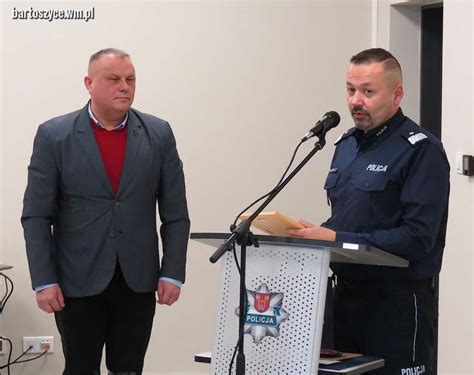 Odprawa Roczna W Komendzie Powiatowej Policji W Bartoszycach Odprawa