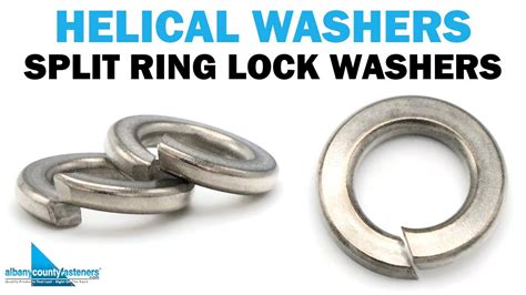 Split Ring Lock Washers Spring Locking Action Fasteners 101 Youtube