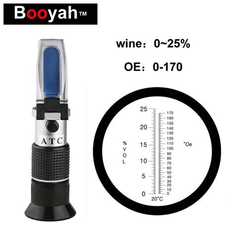 Booyah Wine 0 25% Alcohol Refractometer Grape Juice Sugar Content High ...