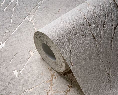 A S Création Wallpaper Stone Beige Cream Gold Metallic 393364