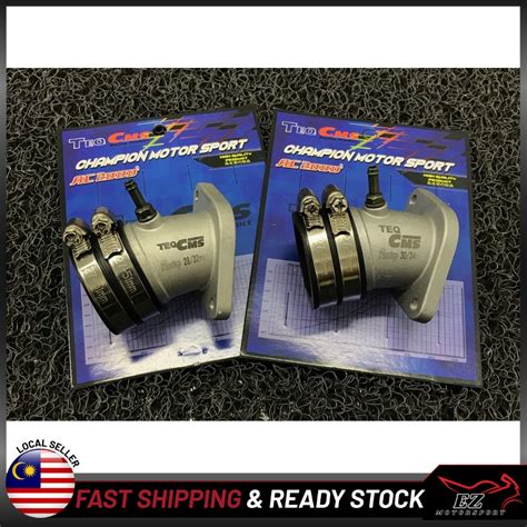 TEQ CMS Racing Intake Pipe Tengkuk Racing 28mm 30mm 32mm 34mm For