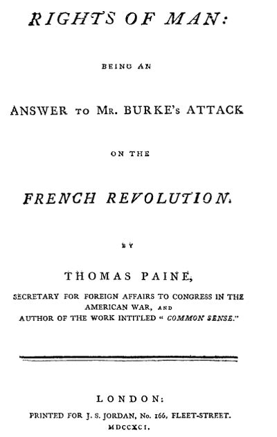 William Cuffay 1778 1870 Thomas Paine And The Rights Of Man