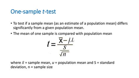 Parametric Test T Test Anova Ancova Manova Ppt