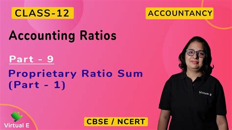 Class 12 Accounts Chap 13 Accounting Ratios Part 9 Proprietary Ratio Sums Youtube