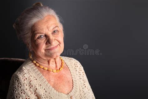 Portrait Of An Old Nude Woman Stock Photo Image Of Person Emotional