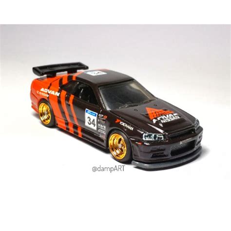 Jual Decal Hot Wheels Nissan Gtr R Advan Shopee Indonesia